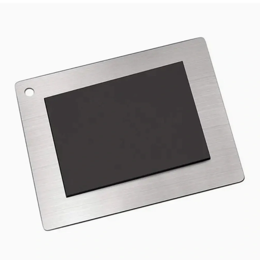 Stainless Steel Fridge Magnet with Measure Equivalents 4.3” x 3.3”
